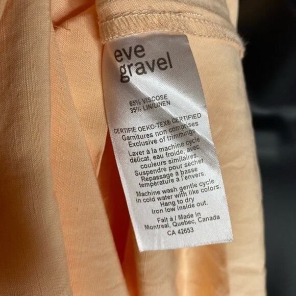 Eve Gravel PIVOINE DRESS Line blend belted sleeveless shirt button down like new - Picture 6 of 7